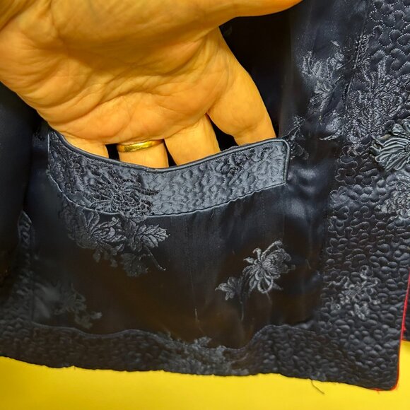 Vintage 1970s Solz Squirrel Reversible Floral Jacket Size L - Picture 7 of 14